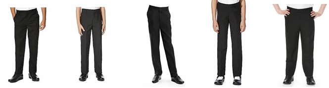 Image showing acceptable school uniform - trousers